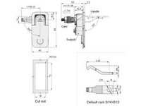 MS726 Swing Handle Cabinet Lock