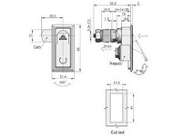 MS726 Swing Handle Cabinet Lock