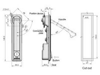 MS736 Swing Handle Cabinet Lock
