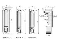 MS818 Swing Handle Cabinet Lock