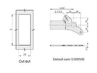 MS843 Swing Handle Cabinet Lock