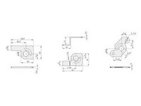 MS710 Swing Handle Cabinet Lock