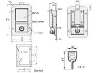 MS866-7 Panel Lock