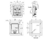 MS866-1 Panel Lock