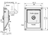 MS866-6 Panel Lock